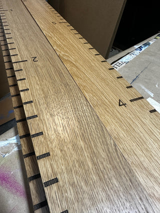 Personalized Growth Chart Hard Wood Sign for Kids