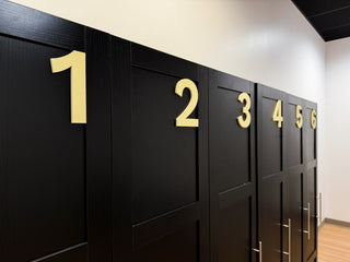 Locker Room Number Sign - A9 Sign