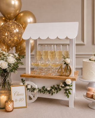 Mini Flower Cart Display Stand for Local Rental