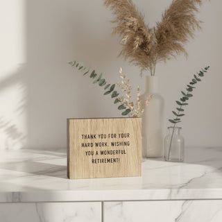 Retirement Quote Plaque