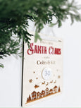 Personalized Santa Hanging Countdown Sign