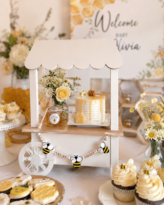 Mini Flower Cart Display Stand for Local Rental