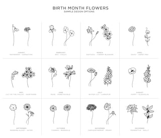 birth month flower options