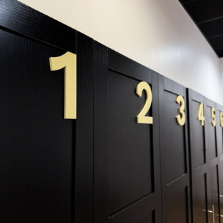 Locker Room Number Sign - A9 Sign