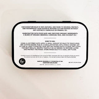 GW Wood Balm for Cutting Boards