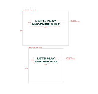Let's Play Another Nine - A9 Sign