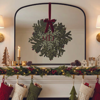 Personalized Wooden Wreath