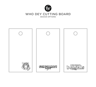 Who Dey Cutting Board