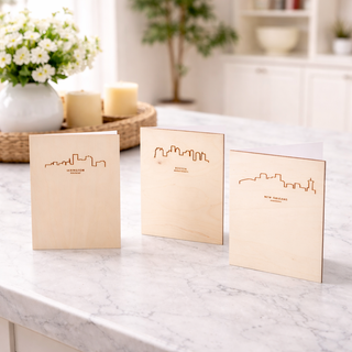 City Skyline Woodstock Card