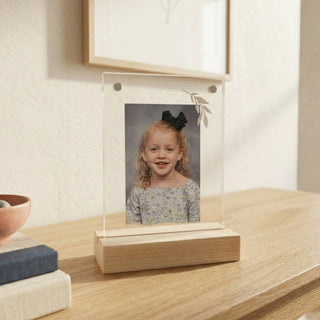 Mini Acrylic & Wood Picture Frame