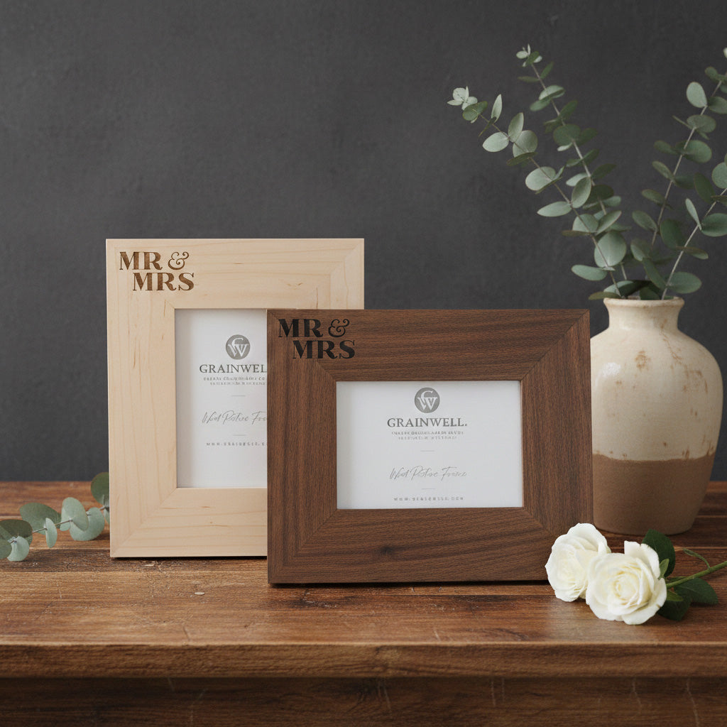 Mr & Mrs Hard Wood Frame – Grainwell
