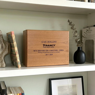 personalized retirement keepsake box
