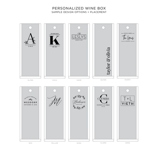 personalized wine box design options