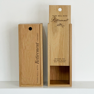 retirement wine box