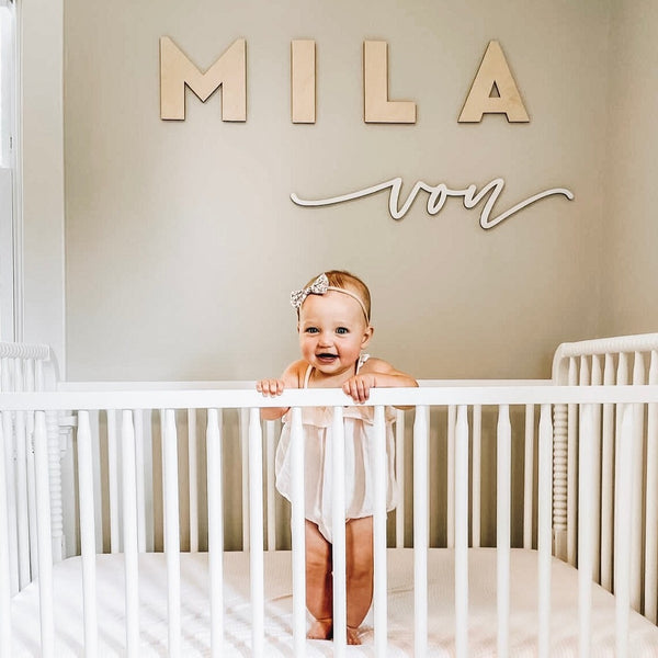 First and Middle Name Personalized Floating Name