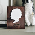 Personalized Silhouette Hard Wood Sign