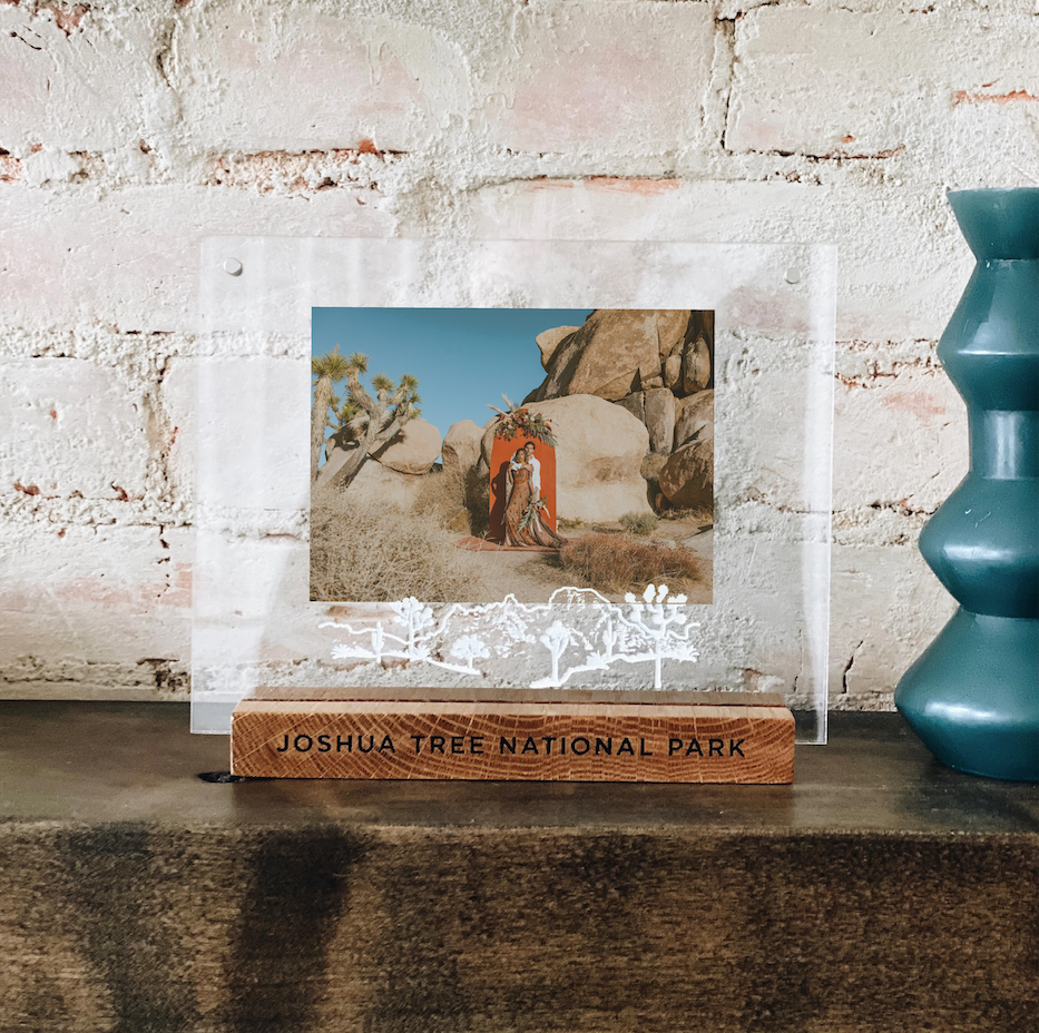 National + State Park Acrylic & Wood Picture Frame