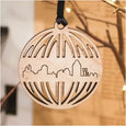 City Skyline Holiday Ornament