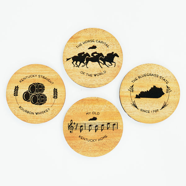 Kentucky Iconic Themed Coasters