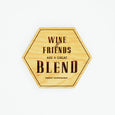 Wine and Friends Coasters