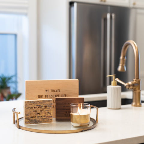 Cheers Collection | Wood Desk Quotes