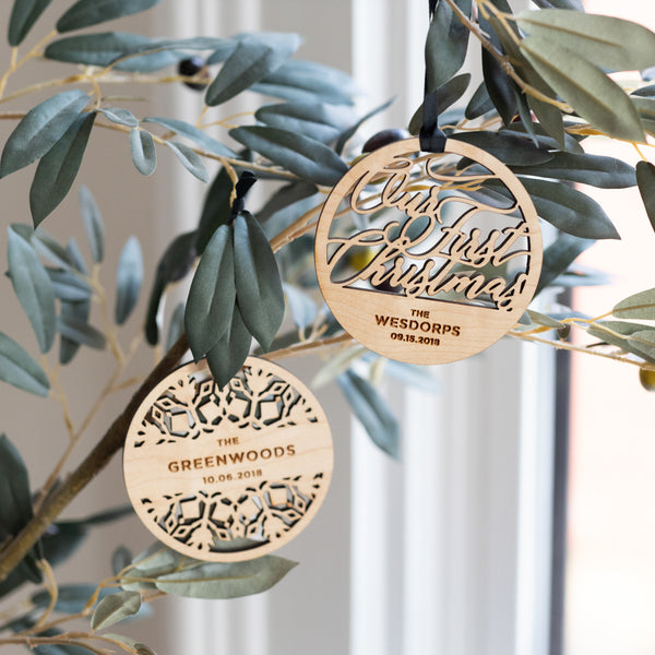 Personalized Couple or Family Ornament