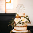 Personalized Hexagon Cake Topper