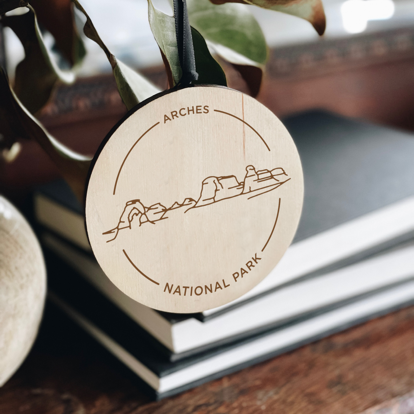 National + State Park Wood Ornament