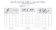 Wedding Wooden Seating Chart with Top Finish