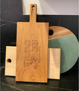 Personalized Cutting Board with Handle