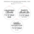 Personalized Bourbons of Kentucky Bourbon Barrel Head