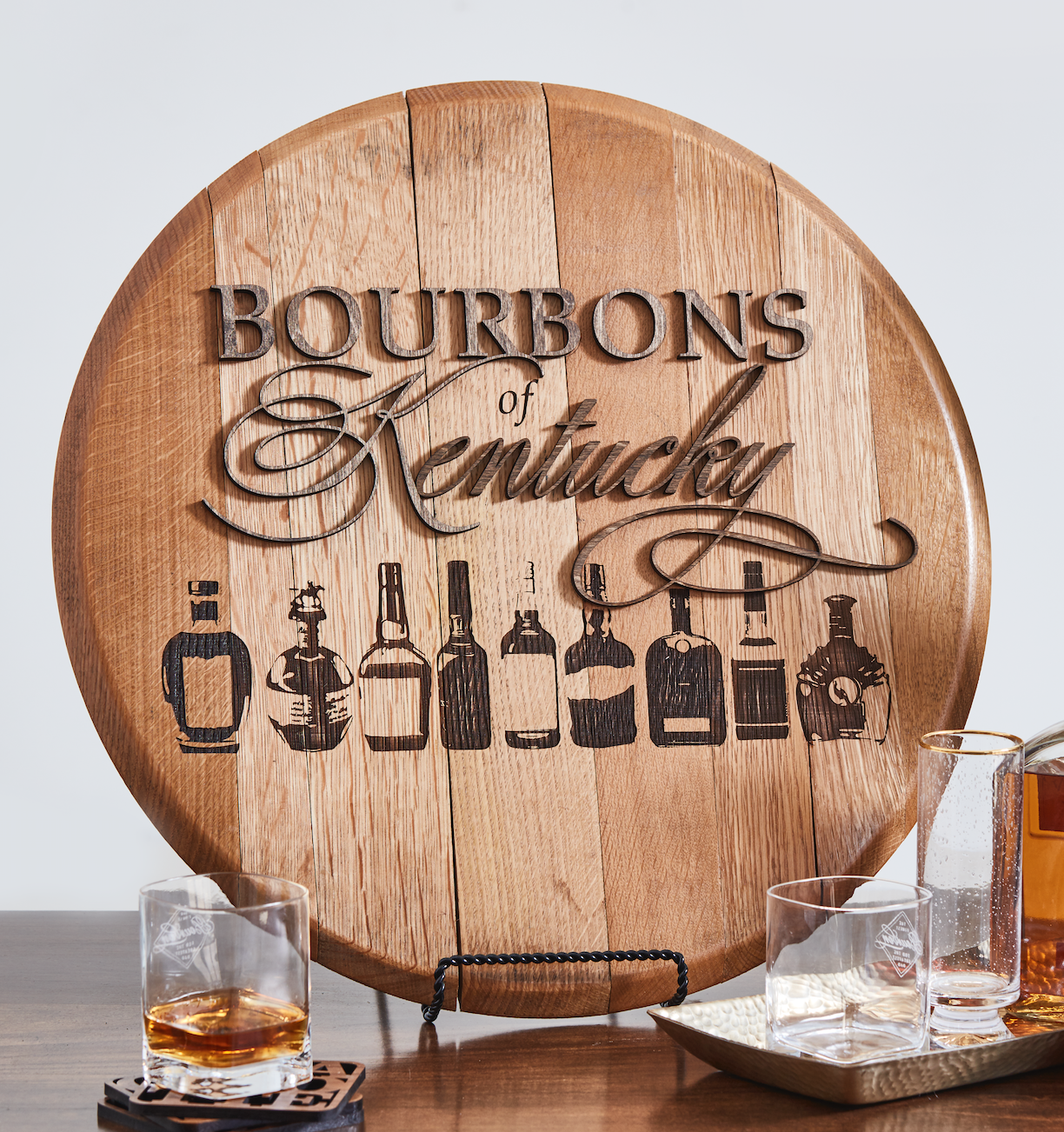 Bourbons of Kentucky Bourbon Barrel Head