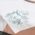 Illustrative Plant Natural Flour Sack Kitchen Towel